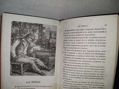 59- Biblioteca Selecta Para Los Niños. Curiosidades Científico-Domésticas. Nicolás Estebañez - 1880
