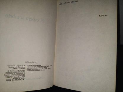 219- El Espejo Sombrío - Fernando Soto Aparicio - Círculo De Lectores - 1974
