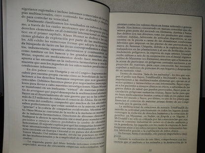 98- El Libro Negro De Las Marcas. El Lado Oscuro De Las Empresas Globales. Klaus Werner Y Hans Weiss - Editorial Sudamericana 2003