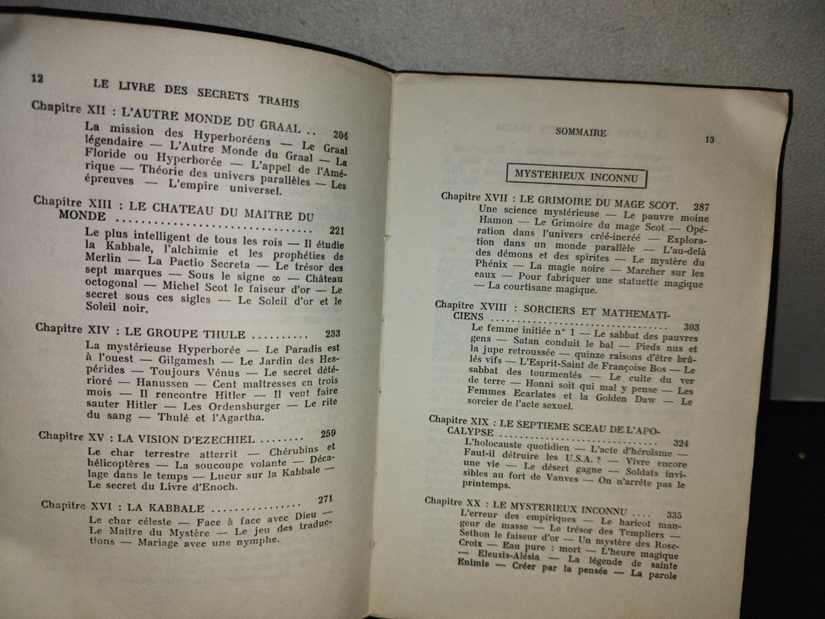 199- Le Livre Des Secrets Trahis - Robert Charroux - Robert Laffont, 1965