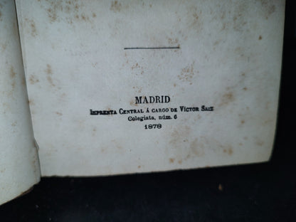 60- Recuerdos De Un Anciano - Antonio Alcalá Galiano - Primera Edición 1878
