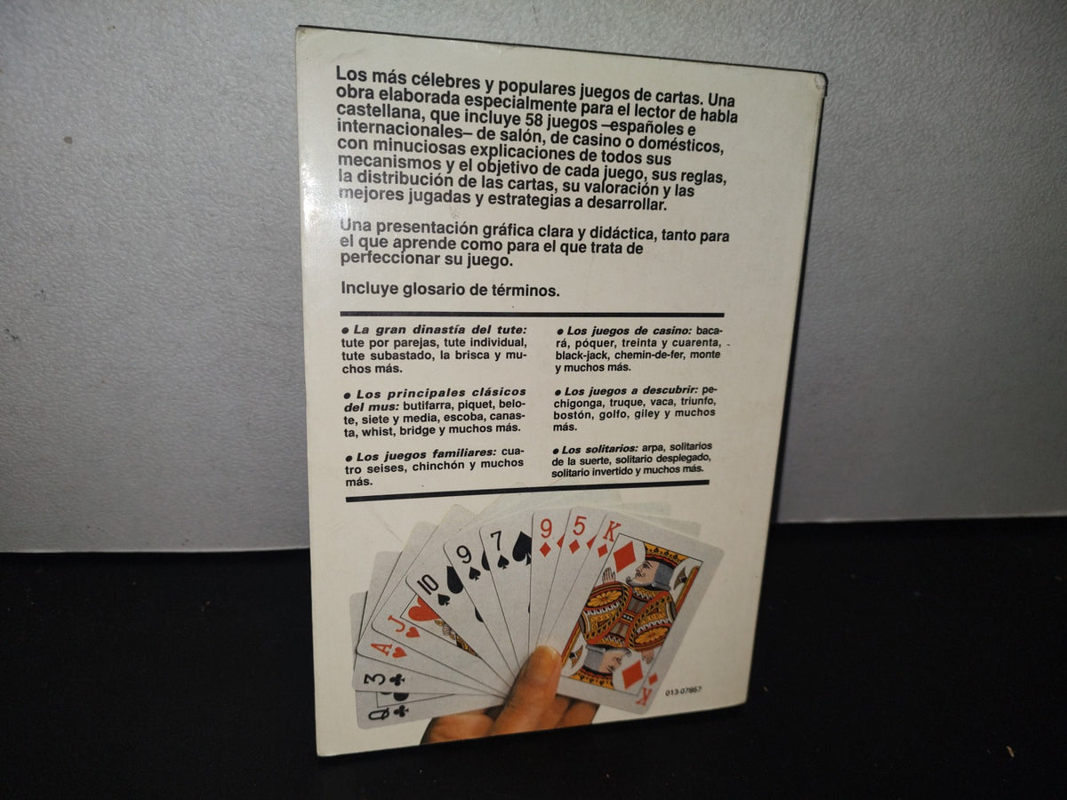 84- El Gran Libro De Los Juegos De Cartas - José Luis Núñez Elvira - Ediciones Martínez Roca, 1990