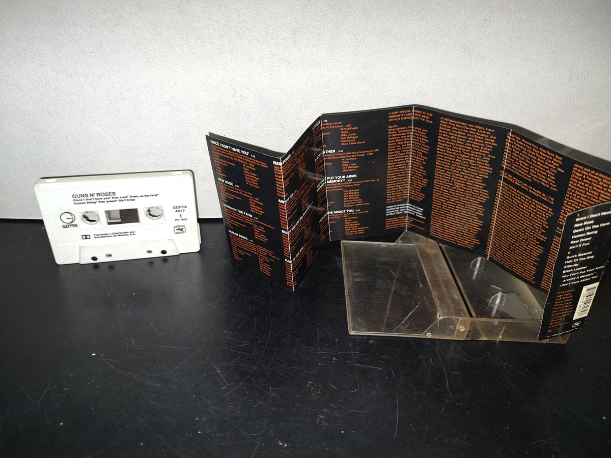 A6- Casete Vintage Original De Guns N' Roses: ”The Spaghetti Incident?” - 1993