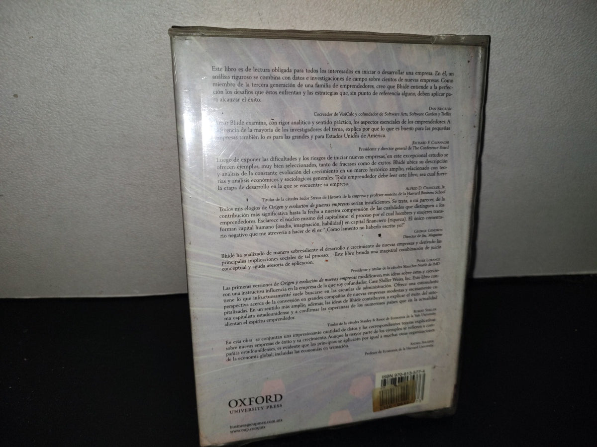 99- Origen Y Evolución De Nuevas Empresas - Amar V. Bhidé - Oxford University Press
