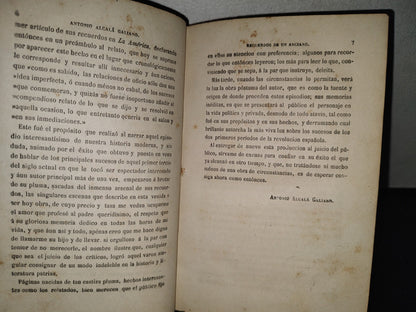 60- Recuerdos De Un Anciano - Antonio Alcalá Galiano - Primera Edición 1878
