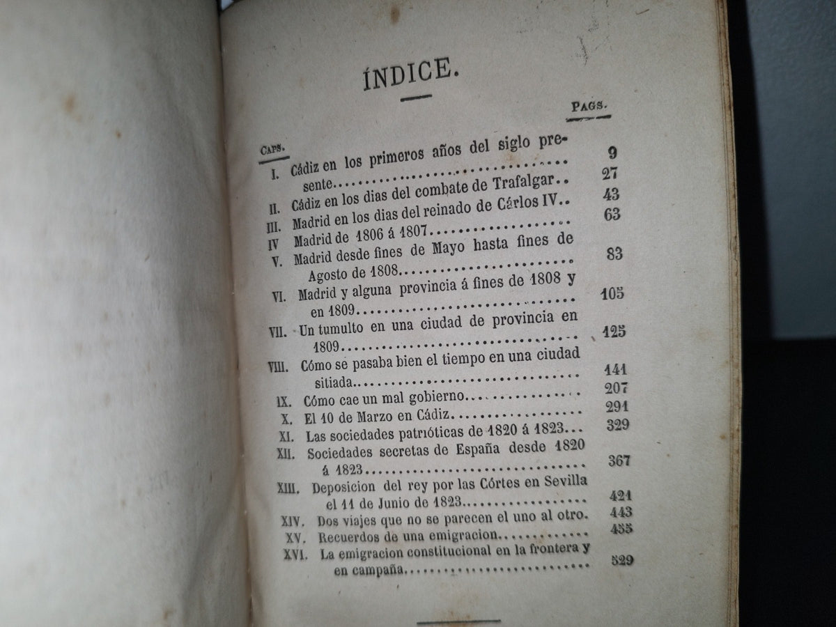 60- Recuerdos De Un Anciano - Antonio Alcalá Galiano - Primera Edición 1878