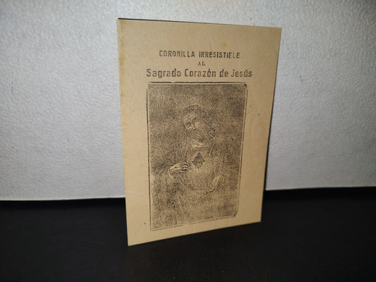 A10C1-2- Hoja Religiosa: Coronilla Irresistible Al Sagrado Corazón De Jesús. Mazatlán, Sin. - 1930