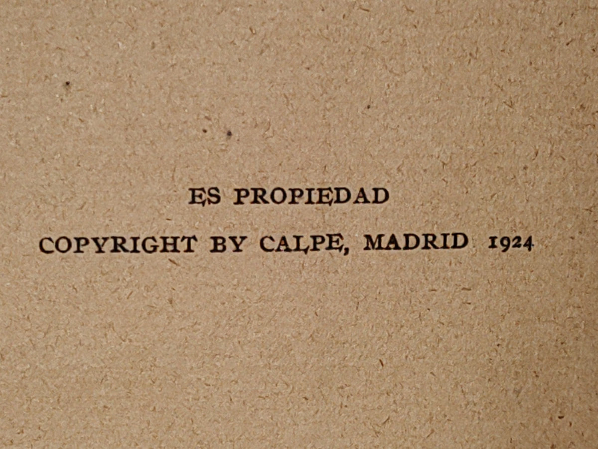 65- La Dama De Los Peces De Colores - Tirso Medina - LOS HUMORISTAS, CALPE - Primera Edición 1924
