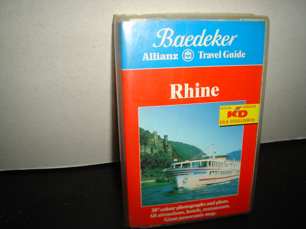 171- Guía Rhine. Baedeker, Allianz Travel Guide