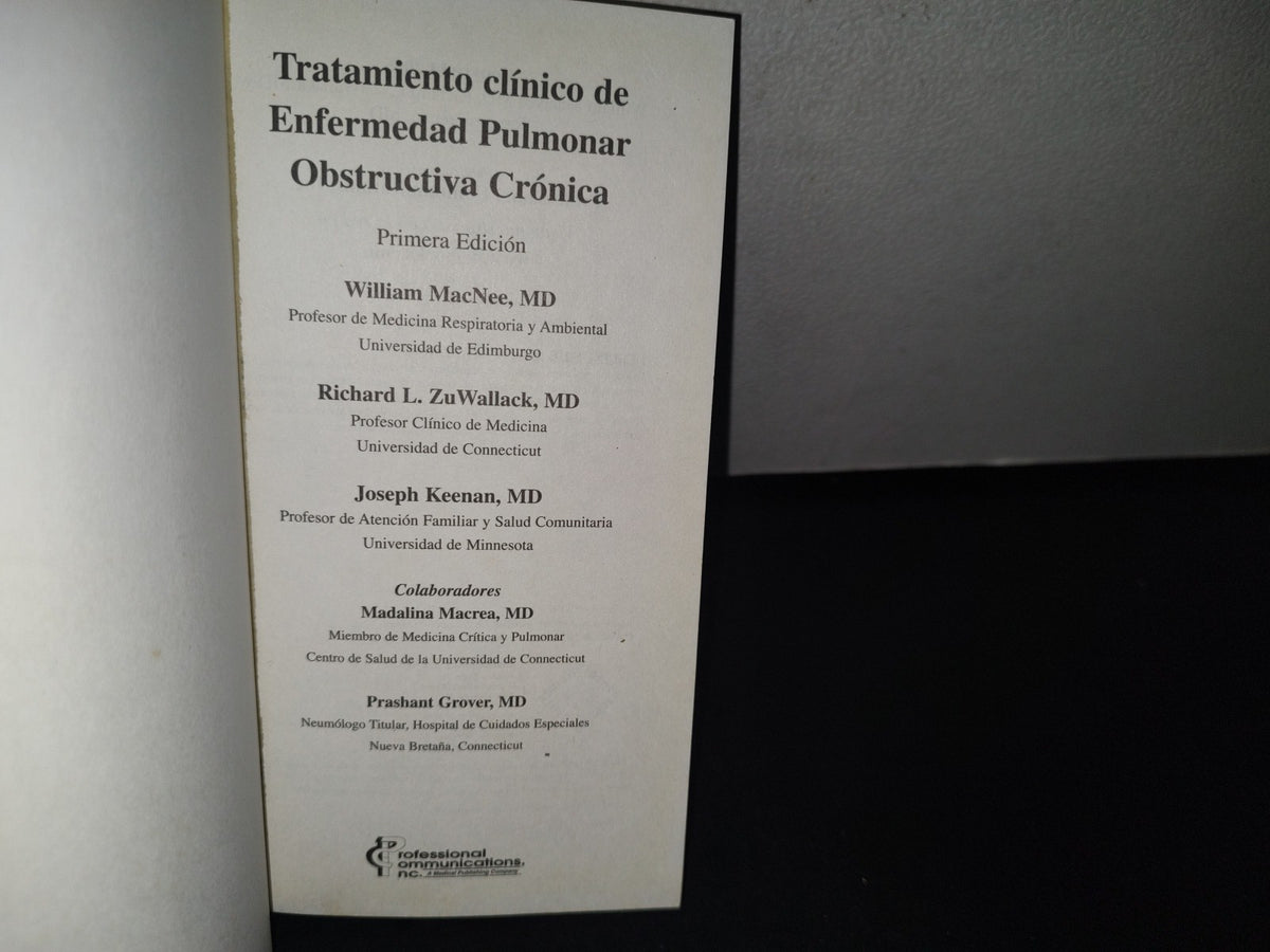 92- Tratamiento Clínico De Enfermedad Pulmonar Obstructiva Crónica - William Macnee, Md