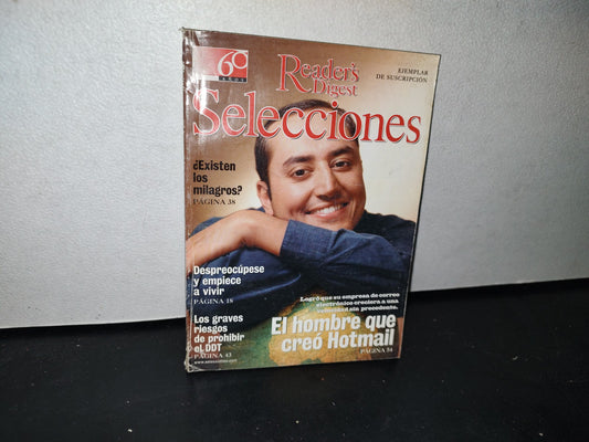 180- Reader's Digest Selecciones. El Hombre Que Creó Hotmail, ¿Existen Los Milagros?, Diciembre 2000
