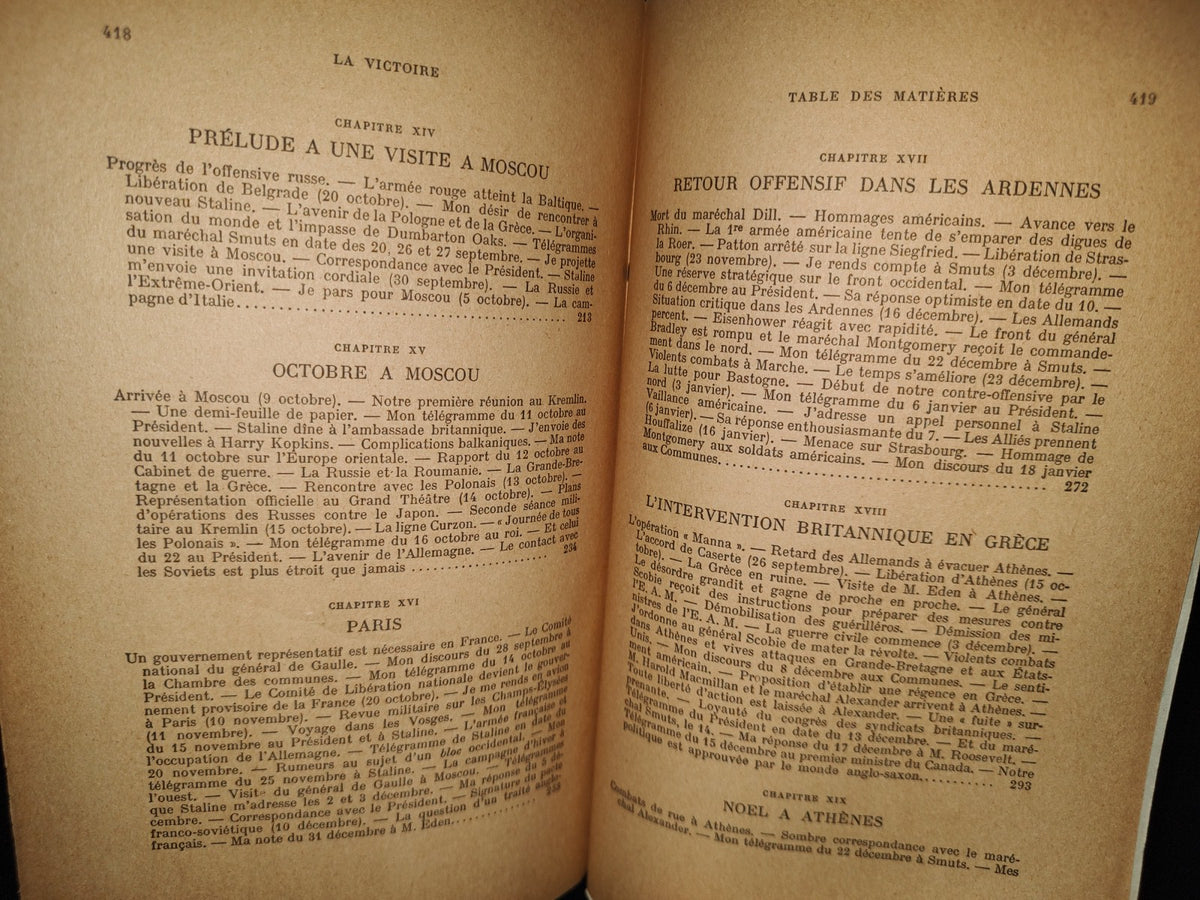 32- Memoires Sur La Deuxième Guerre Mondiale. Vi. Triomphe Et Trágedie. Winston S. Churchill - 1953