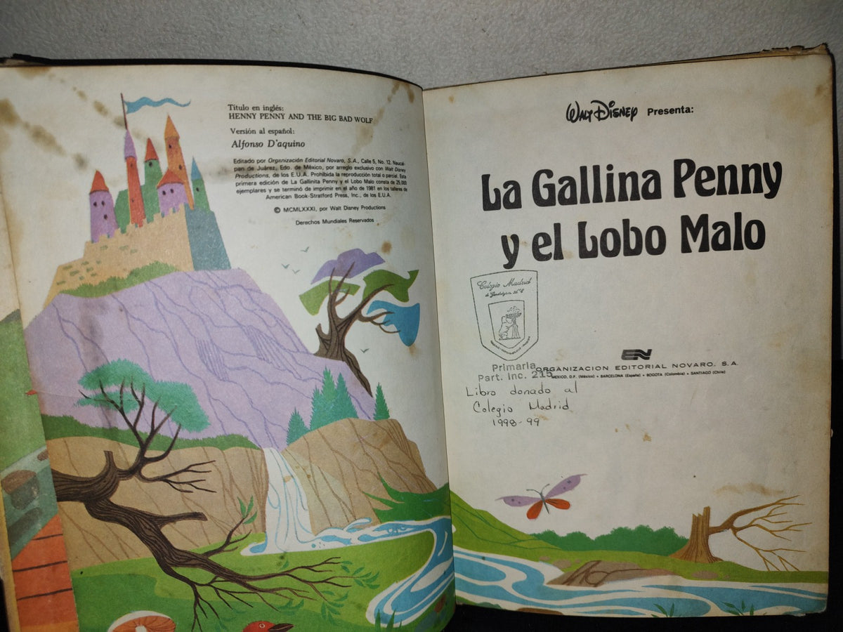 201- Walt Disney Presenta: La Gallina Penny Y El Lobo Malo - 1981