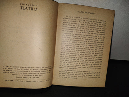 100- Una Luz En La Noche. Comedia En Tres Actos Original De Aldo De Benedetti. Ediciones Alfil 1967