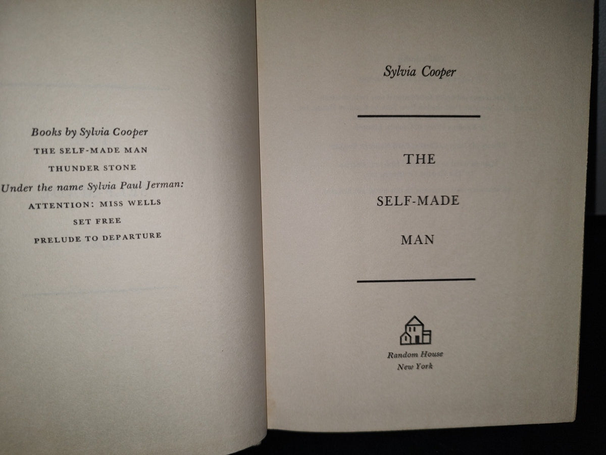 48- The Self-Made Man - Sylvia Cooper - First Printing - 1960