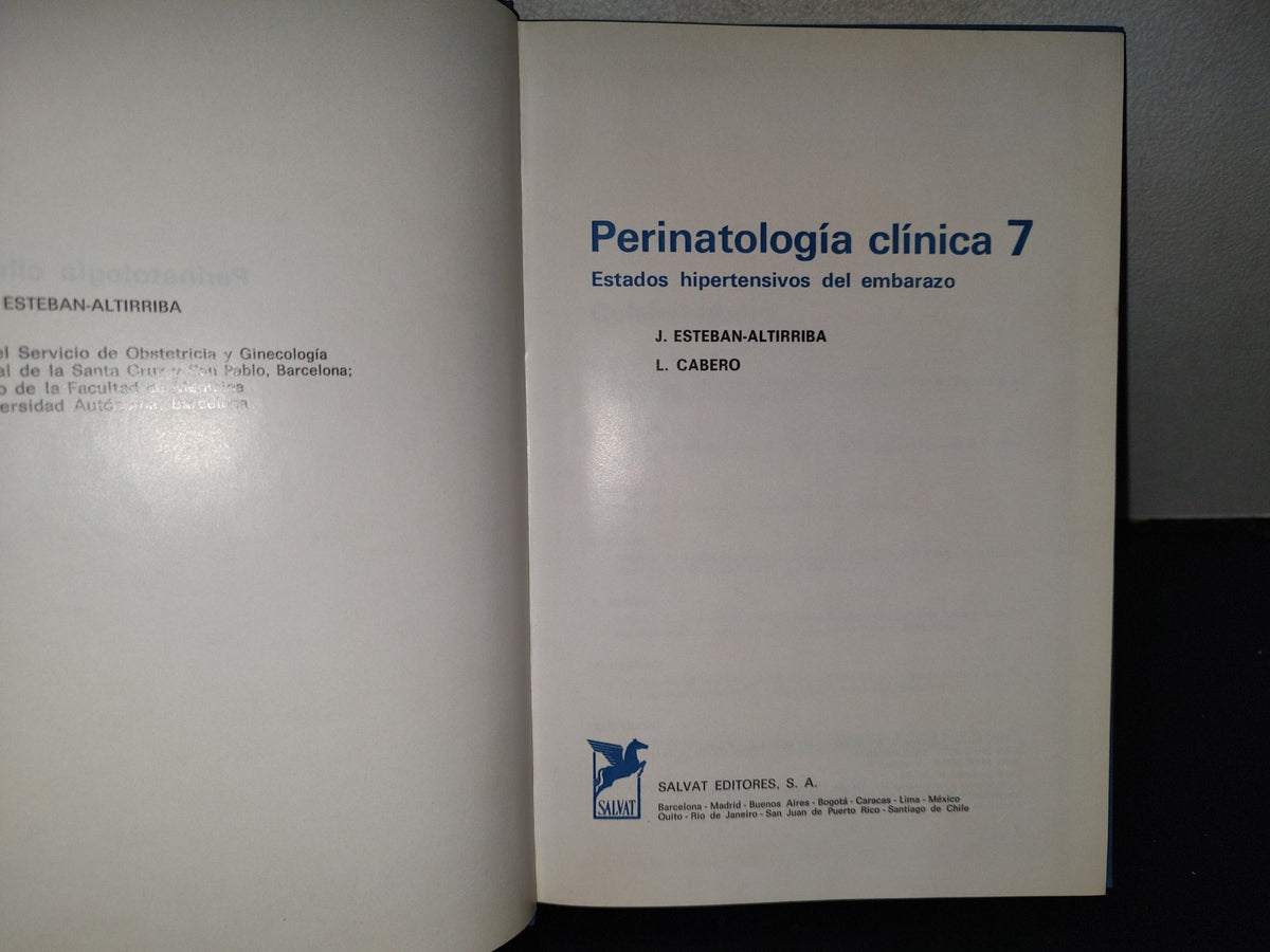 99- Perinatología Clínica 7. Estados Hipertensivos Del Embarazo - J. Esteban-Altirriba