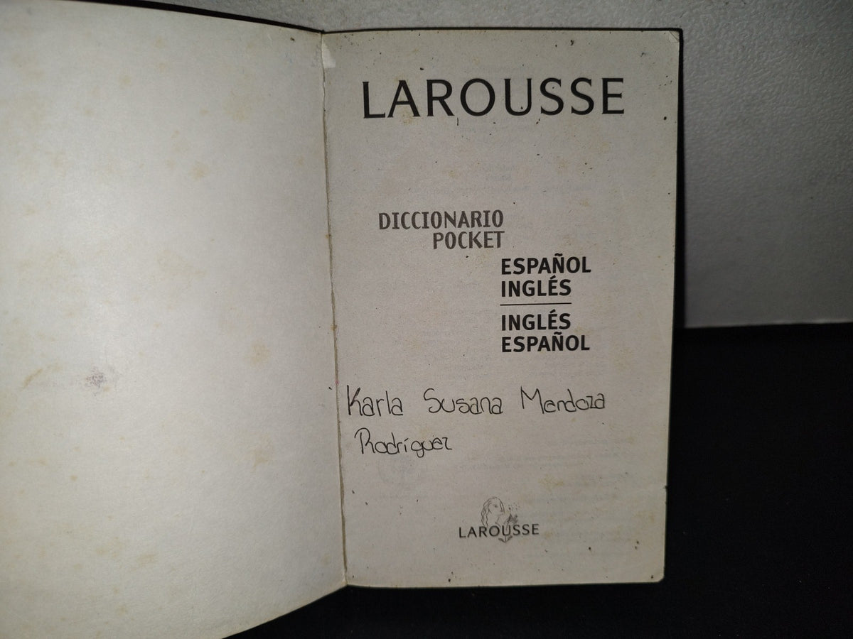 145- Larousse. Diccionario Pocket. Español-Inglés English-Spanish - 2004