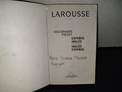 145- Larousse. Diccionario Pocket. Español-Inglés English-Spanish - 2004