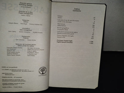145- Larousse. Diccionario Pocket. Español-Inglés English-Spanish - 2004