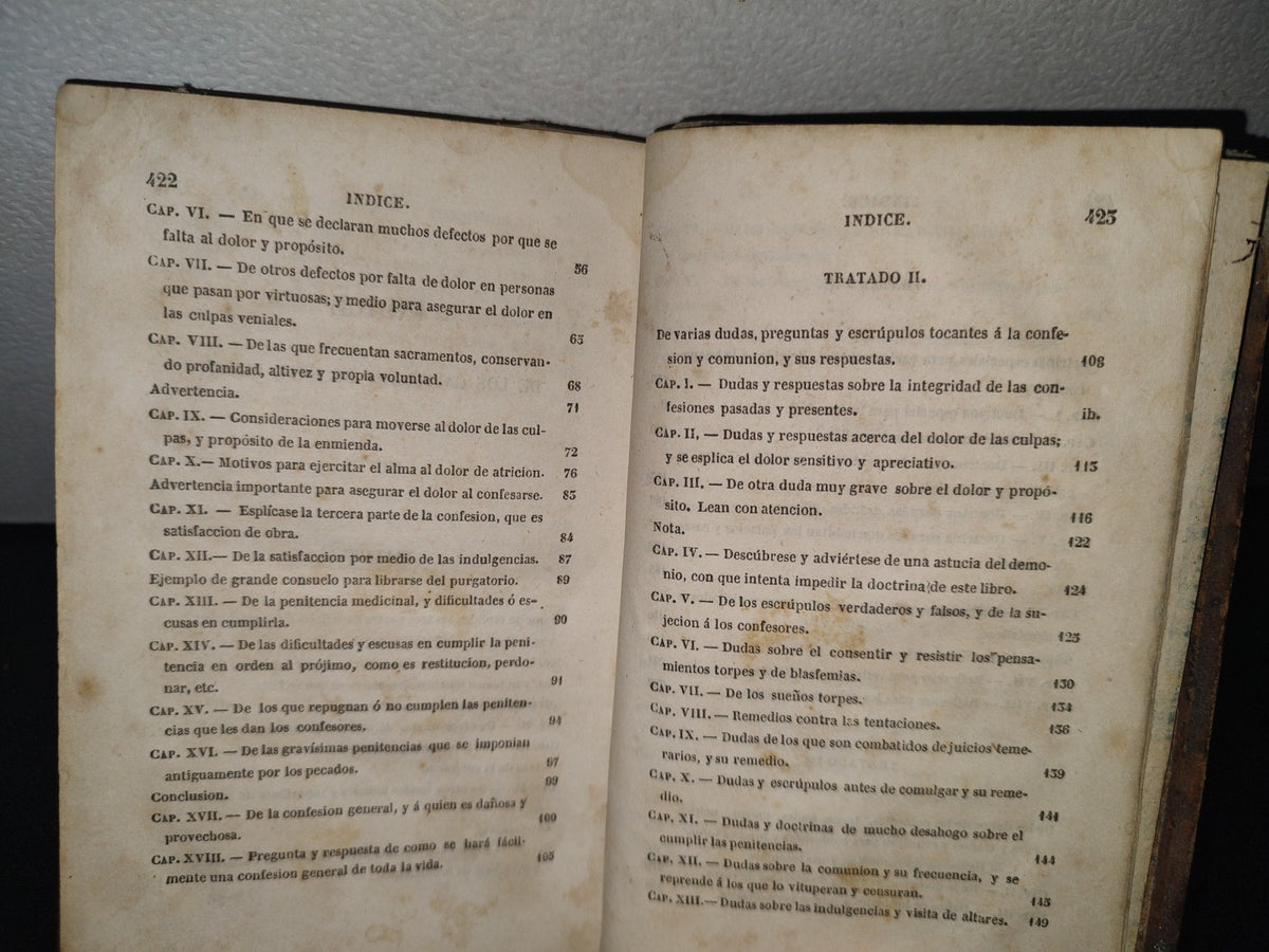171- Instrucción Para Confesar - 1850'S