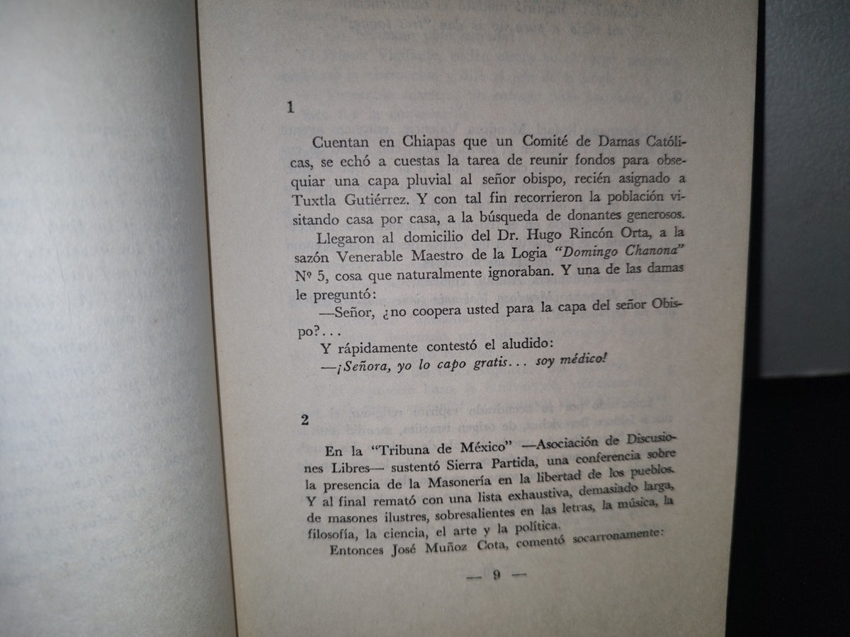98- Siete Y Más... Anécdotas Masónicas - Alfonso Sierra Partida - Editorial Masónica Menphis - 1972