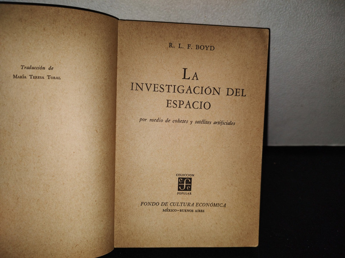 100- La Investigación Del Espacio - R. L. F. Boyd