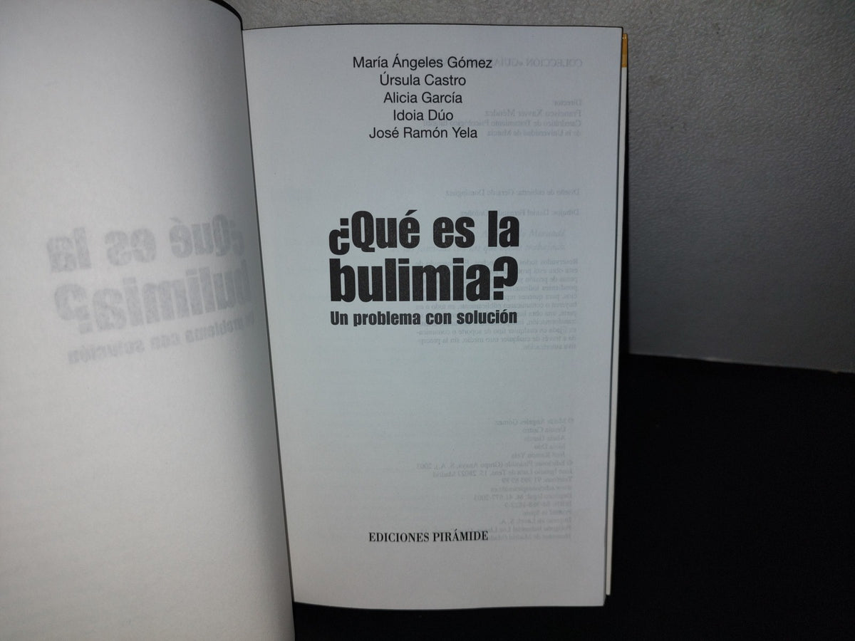 151- ¡Qué Es La Bulimia? Un Problema Con Solución - María Ángeles Gómez