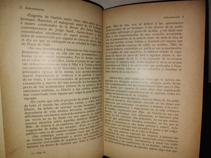 199- Eugenia De Guérin. Diario Y Fragmentos - G. S. Trebutien - Gustavo Gili Editor - 1910