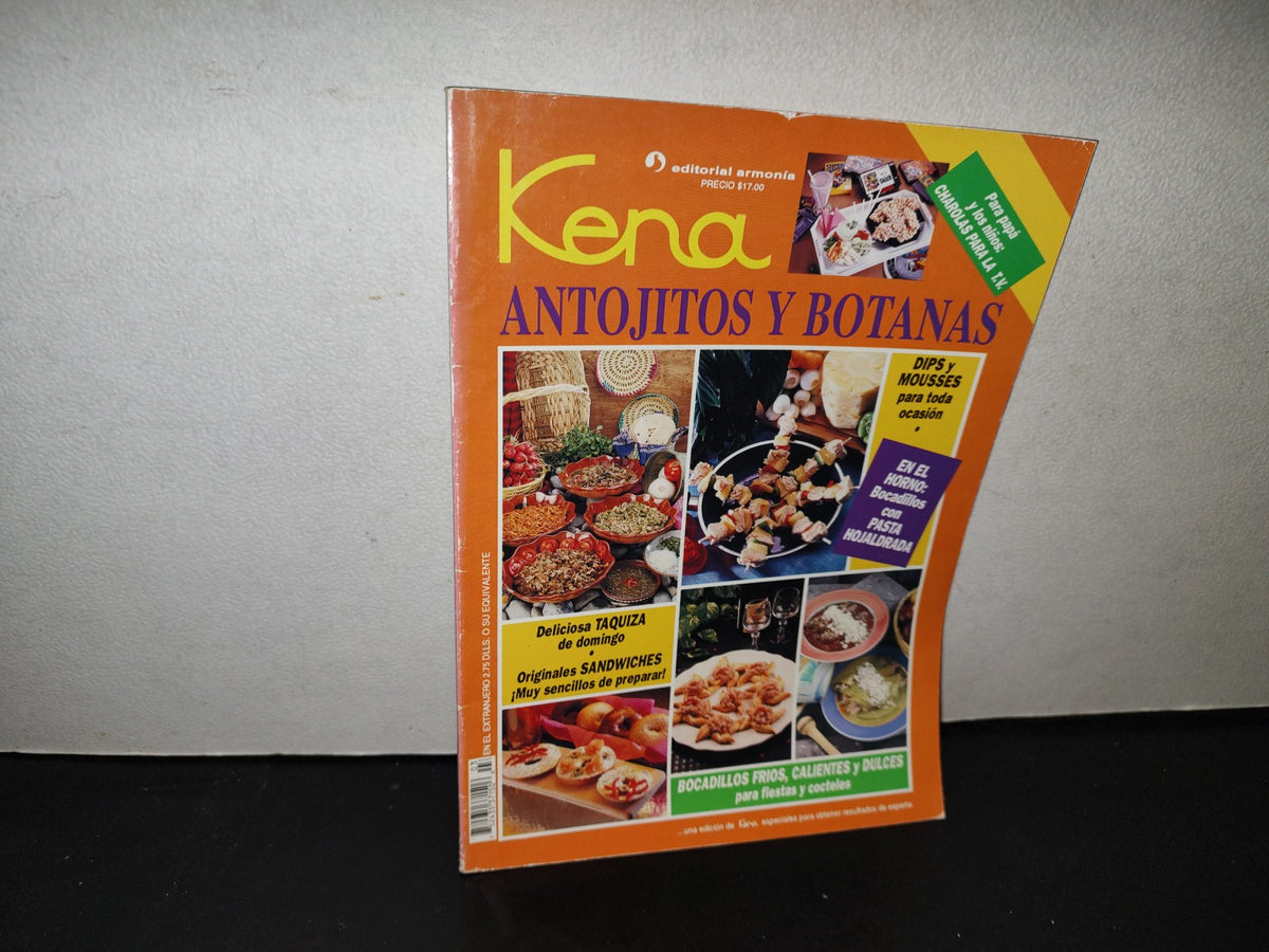 143- Revista Kena. Antojitos Y Botanas, Año Xx, Núm. 5, 1996