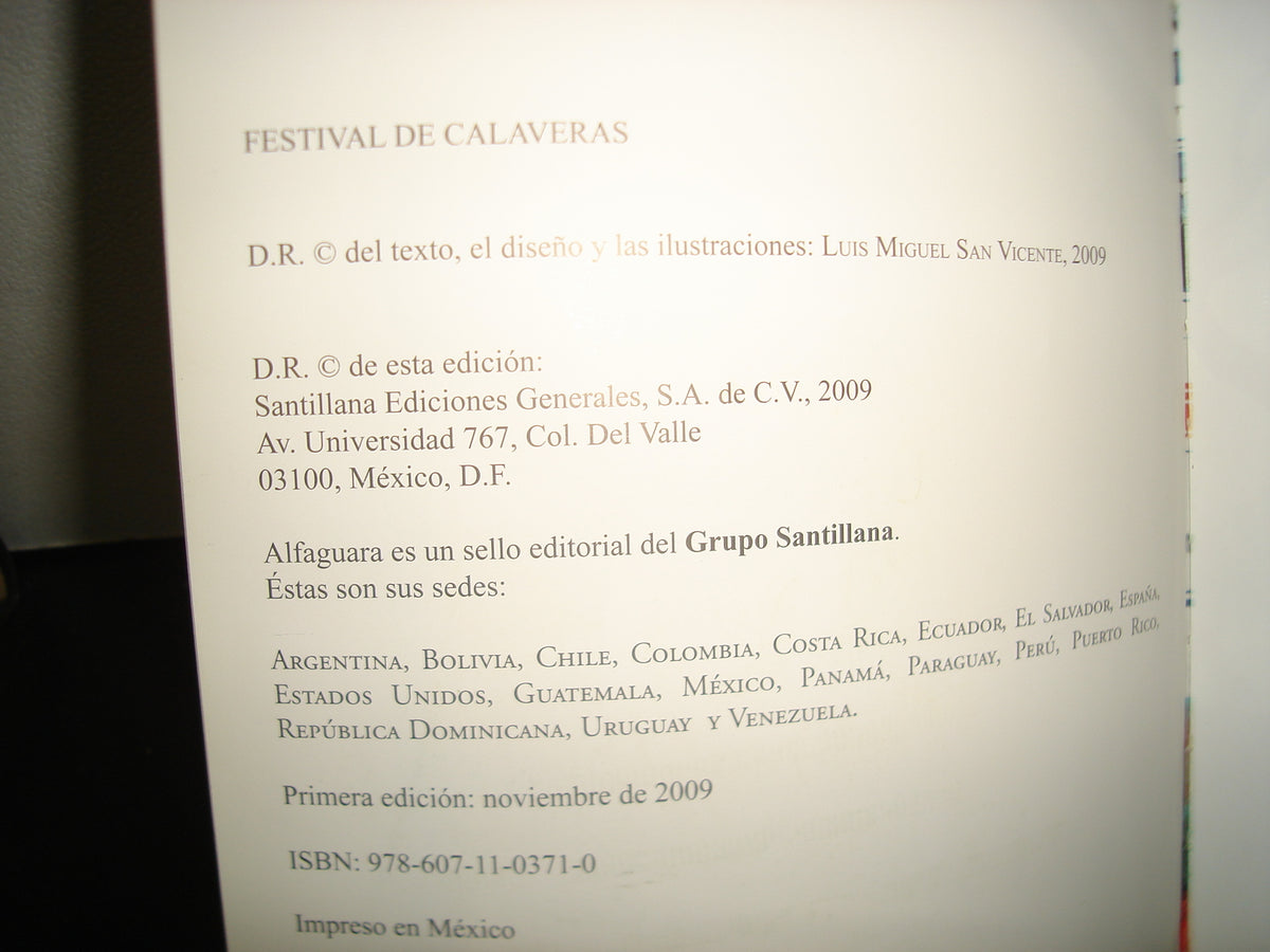 34- Festival De Calaveras - Luis De San Vicente