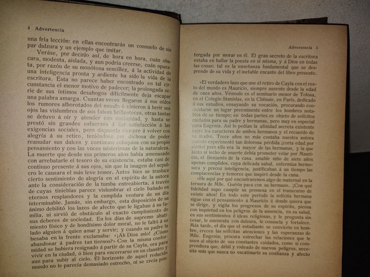 199- Eugenia De Guérin. Diario Y Fragmentos - G. S. Trebutien - Gustavo Gili Editor - 1910