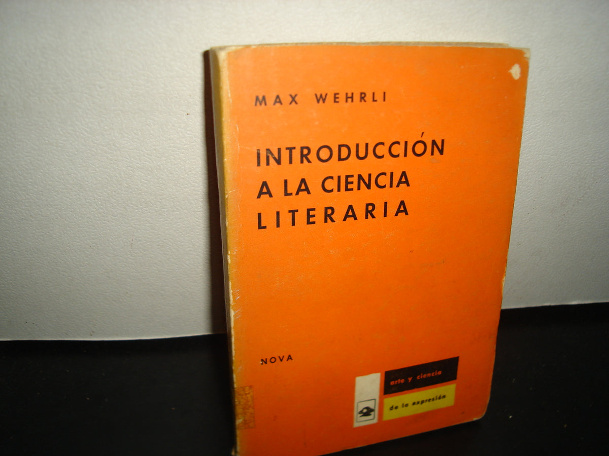 7- Introducción A La Ciencia Literaria - Max Wehrl
