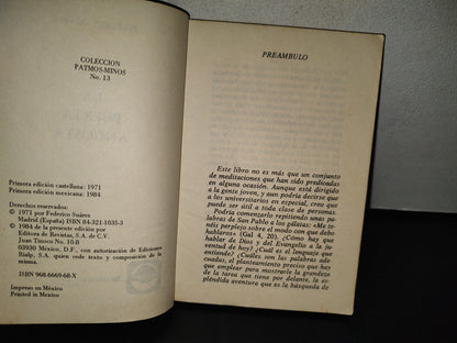 158- La Puerta Angosta. Meditaciones Para Universitarios... Y Para Los Padres De Los Universitarios - Federico Suárez. Minos. Editora De Revistas S. A., Colección Patmos-Minos No. 13 - Primera Edición Mexicana 1984