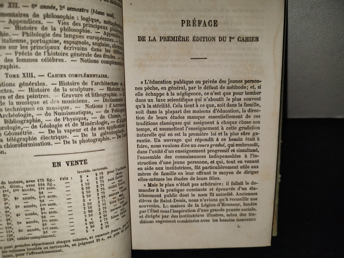 198- Cahiers D'Une Élève De Saint Denis III - Louis Baude - Paris, Bibliothèque D'Éducation, 1880'S