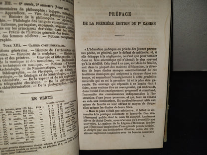 198- Cahiers D'Une Élève De Saint Denis III - Louis Baude - Paris, Bibliothèque D'Éducation, 1880'S