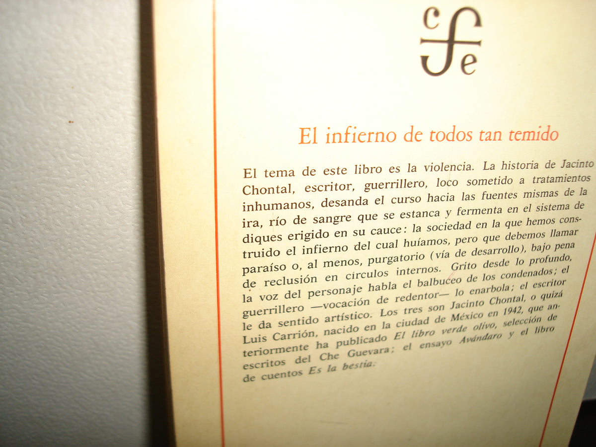 160- El Infierno De Todos Tan Temido - Luis Carrión Beltrán - Primera Edición 1975