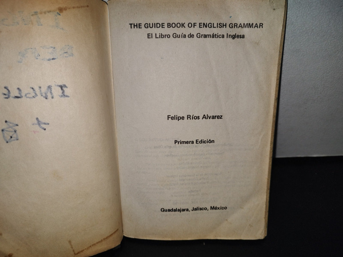 96- The Guide Book Of English Grammar. El Libro Guía De Gramática Inglesa