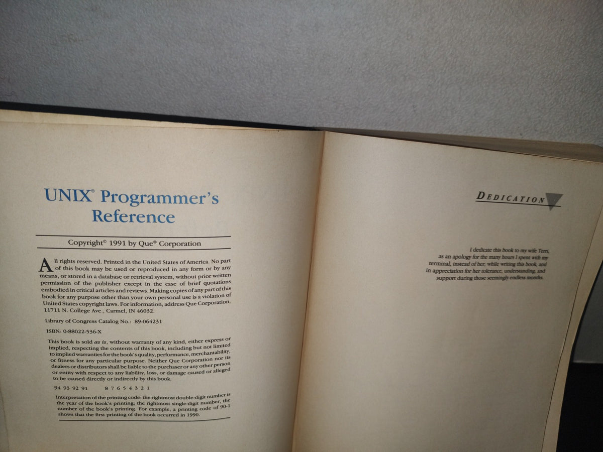 132- Unix Programmer'S Reference - John J. Valley - 1991