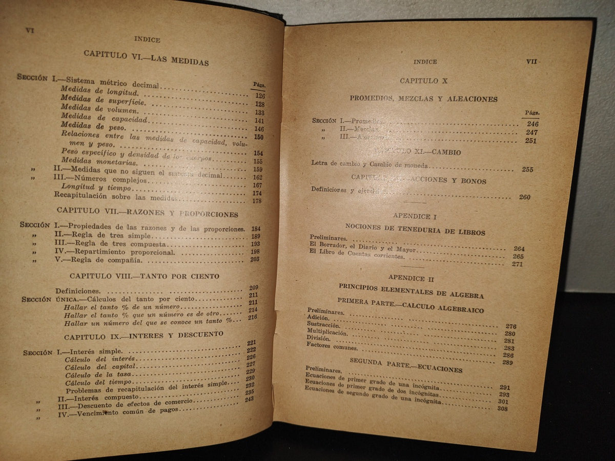 196- Aritmética. Tercer Grado. Aumentado Por Las Primeras Nociones De Teneduría De Libros Y Álgebra, Por F.T.D. 1927