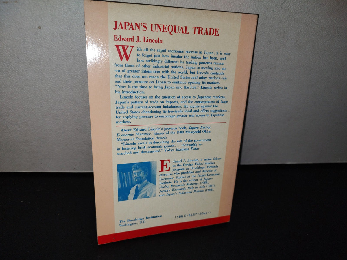 195- Japan'S Unequal Trade - Edward J. Lincoln - 1990
