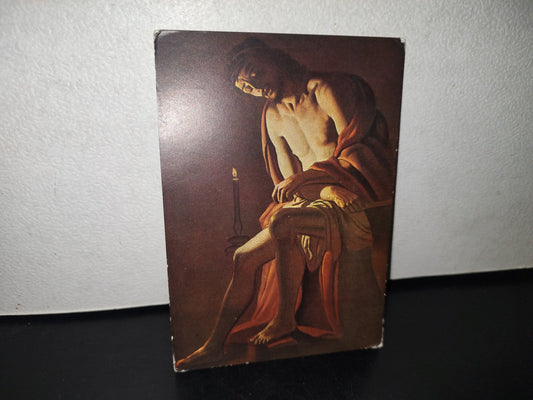 A10C1-2- Tarjeta Postal. Georges De La Tour. Christ De Patience. Cristo - 70'S