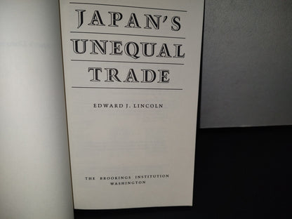 195- Japan'S Unequal Trade - Edward J. Lincoln - 1990