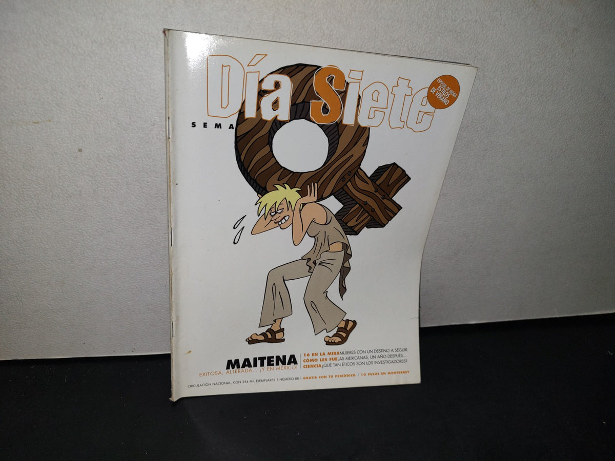 166- Revista Día Siete. Maitena. Exitosa, Alterada... ¡Y En México! - No. 88 - 2002