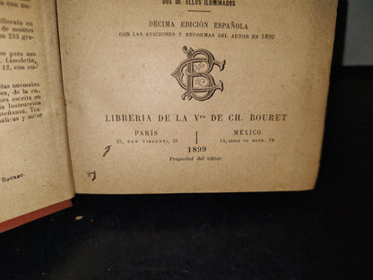 64- Historia Natural - J. Langlebert - Librería De La Vda. De Ch. Bouret, 1899