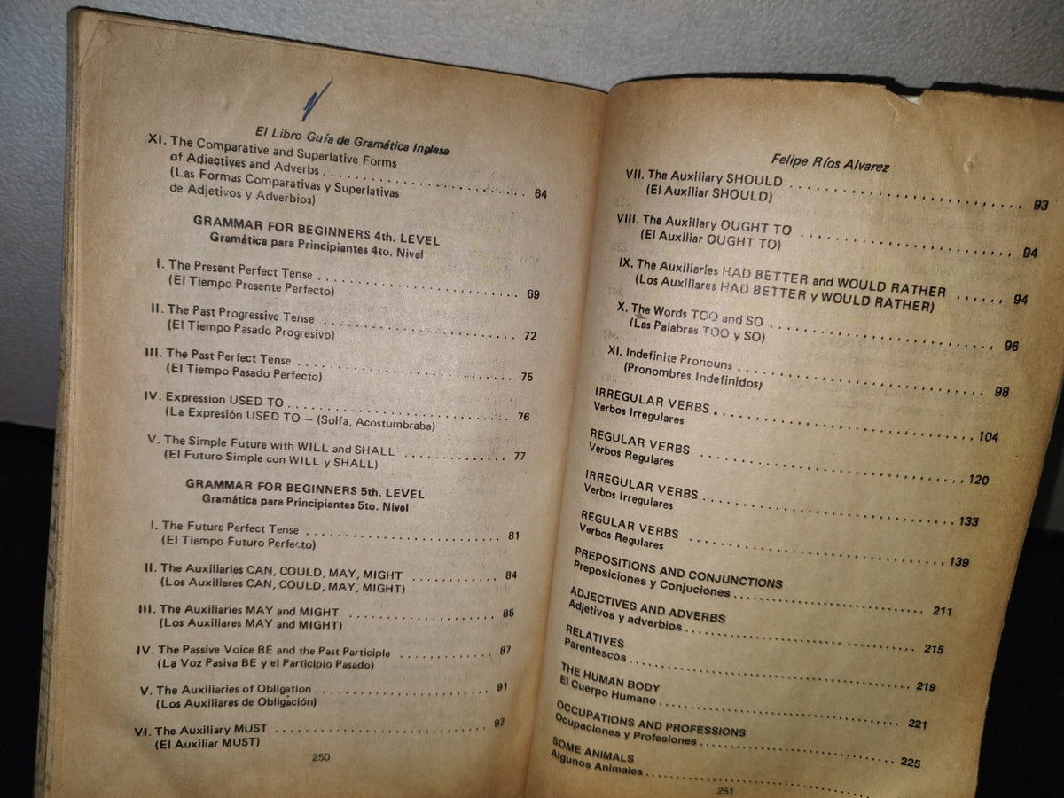 96- The Guide Book Of English Grammar. El Libro Guía De Gramática Inglesa