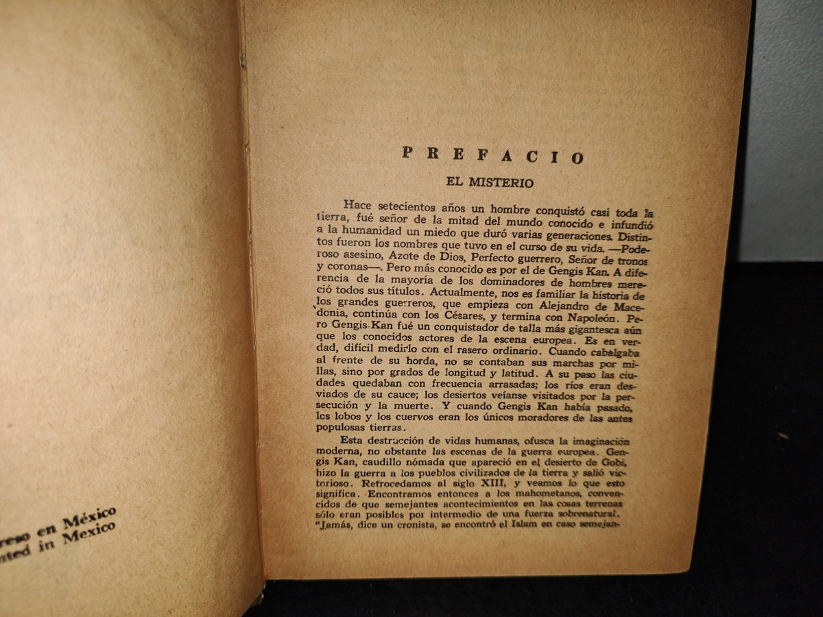 50- Gengis Kan. Emperador De Todos Los Hombres - Harold Lamb - Editora Latino Americana, S. A., 1956