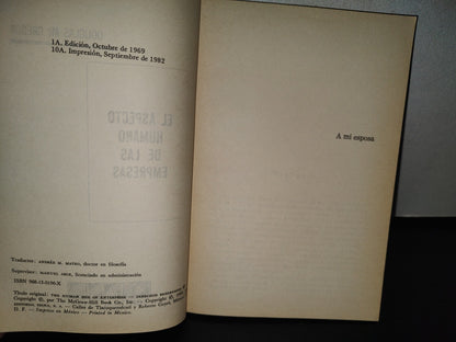 92- El Aspecto Humano De Las Empresas - Douglas Mcgregor