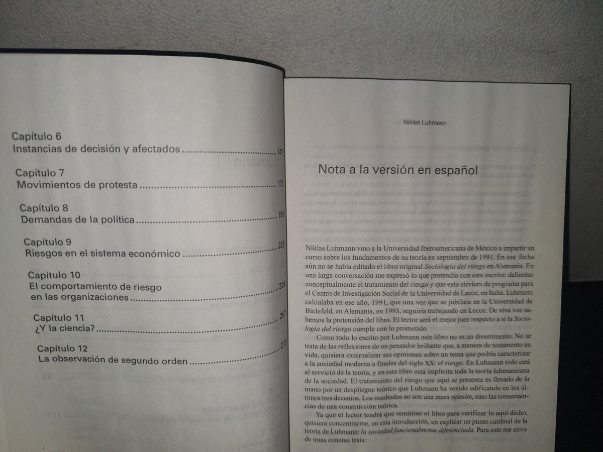 163- Sociología Del Riesgo - Niklas Luhmann - 1A. Ed. 1998