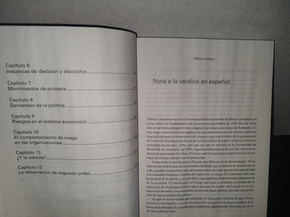 163- Sociología Del Riesgo - Niklas Luhmann - 1A. Ed. 1998
