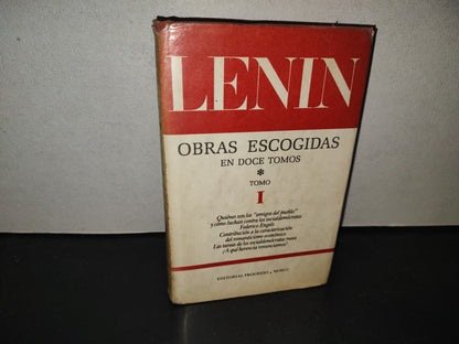 196- Lenin. Obras Escogidas En Doce Tomos. Tomo I - Editorial Progreso, Moscú, 1976